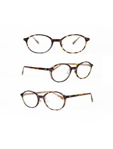 Óticaplay Coleção Classic Round – Acetato Animal Print