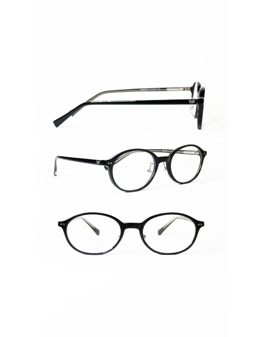 Óticaplay Coleção Classic Round – Acetato Preto Clássico