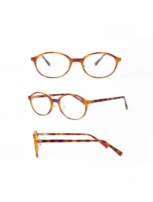 Óticaplay Coleção Classic Round – Acetato Caramelo Mel